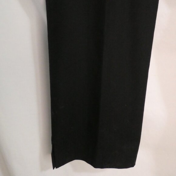 RAFAELLA | size 12 | Classic Black Dress Pants / Trousers | Side Zip Closure - Picture 8 of 16